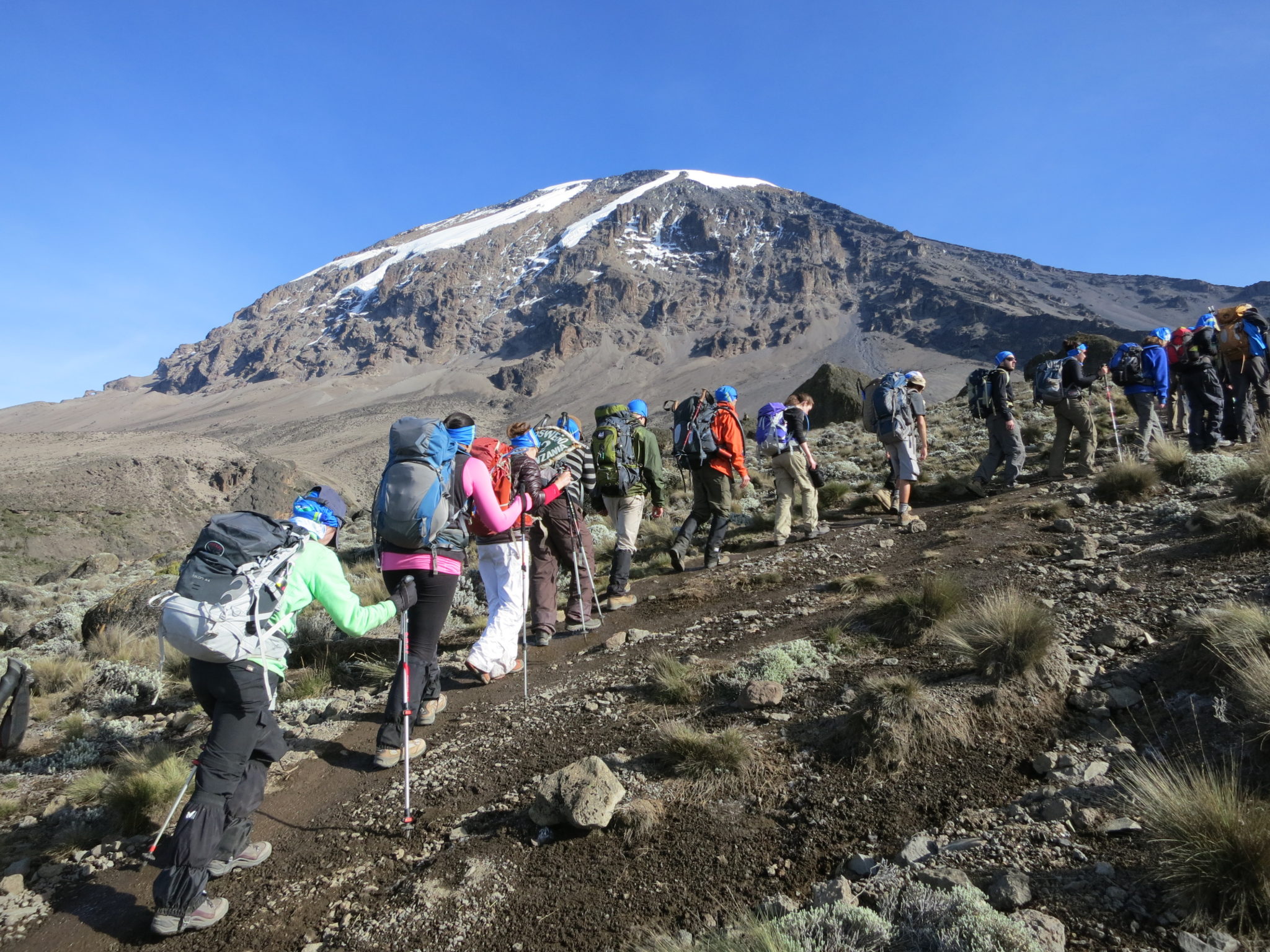 Climbing Mt Kiliminjaro
